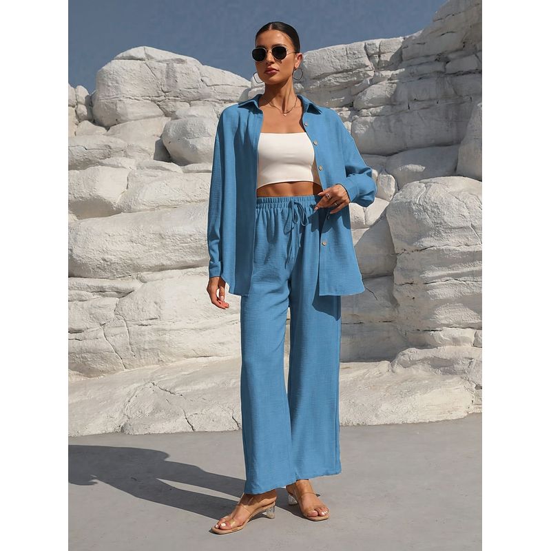 European and American Fashion Autumn Temperament Plus size women clothing Long sleeve Cardigan Two-piece Set Leisure Solid Set