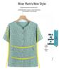 Grandma's Summer Cotton Short Sleeve Shirt - Women's Cotton Linen Top for Middle-aged and Elderly