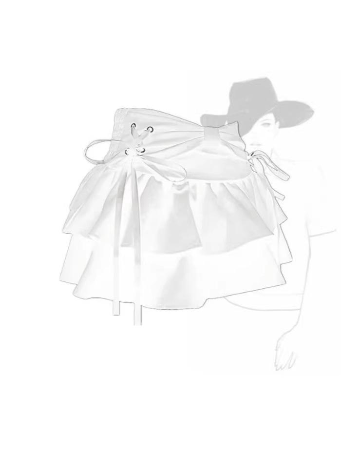 High Waist Pleated A-line Skirt - Cute, Fluffy, and Slimming for All Seasons