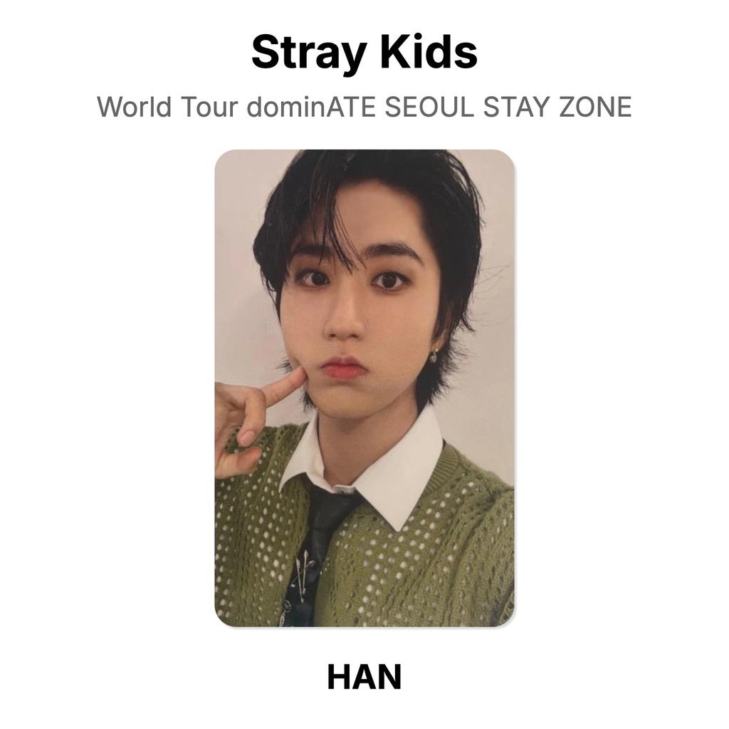 Stray Kids World Tour dominATE SEOUL STAY ZONE Official Photocard
