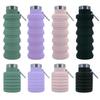 Foldable Sports Bottle, Silicone Water Bottle, Portable, Eco-Friendly, Leak-Proof, Expandable Cup, for Cycling, Hiking, Outdoor Sports, BPA-Free, Easy