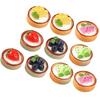 Artificial Cake Model Mini Fake Cake for Decor 18Pcs Lifelike Dessert Toys