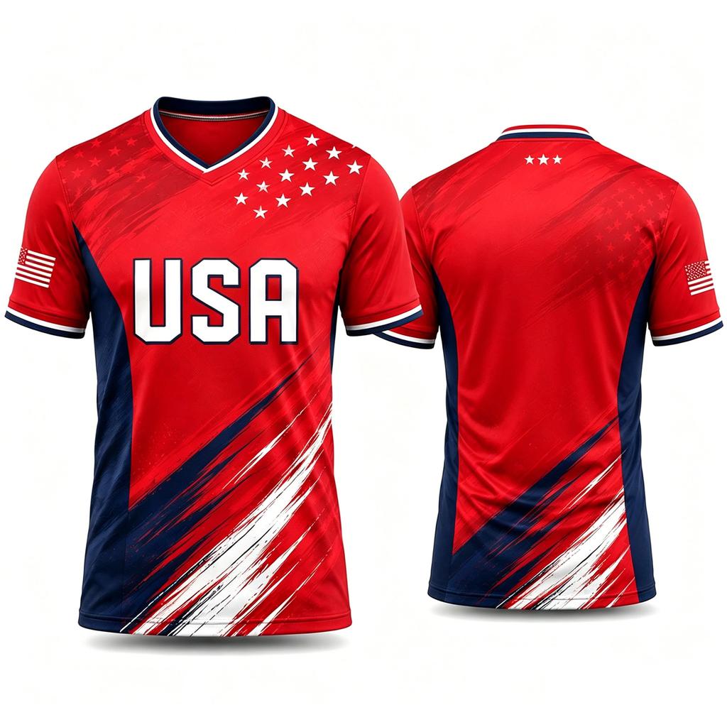 Men's Casual Short Sleeve Shirt V Neck Lightweight Breathable Fabric Athletic Fit Graphic Print Germany Design