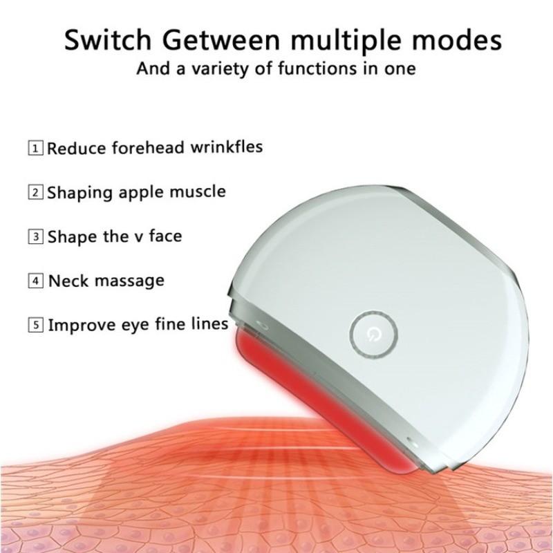 Portable Electric Gua Sha Scrapping Board Facial Microcurrent Massager Body Face Massage Beauty Instrument