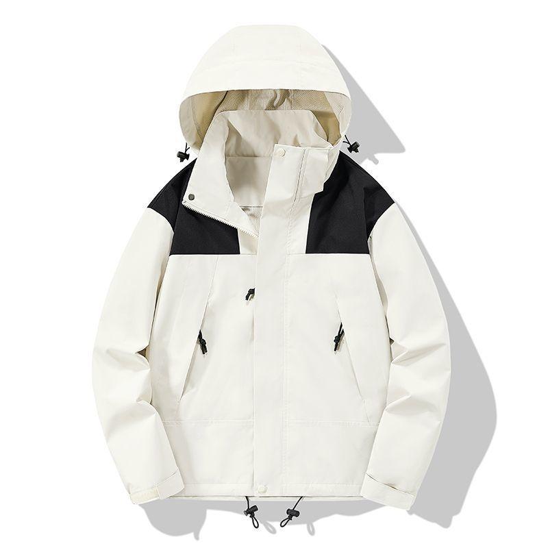 New Style Three-in-one Jacket for Men and Women, Detachable Autumn and Winter Outdoor Mountaineering Clothing, Windproof Jacket