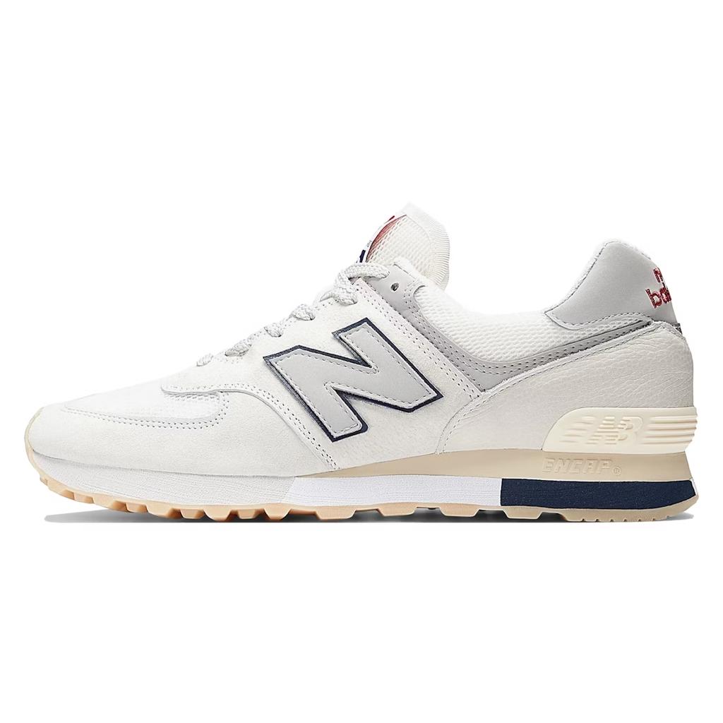 New Balance 576 Made In England Vintage Sport Pack Unisex Sneakers Cream Off-White Blanc-De-Blanc OU576VSW