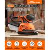 230W TS-SD2 Sandpapers Drywall Sander Efficient Dust Collection System Power Tools Mouse Detail Sander With 12Pcs