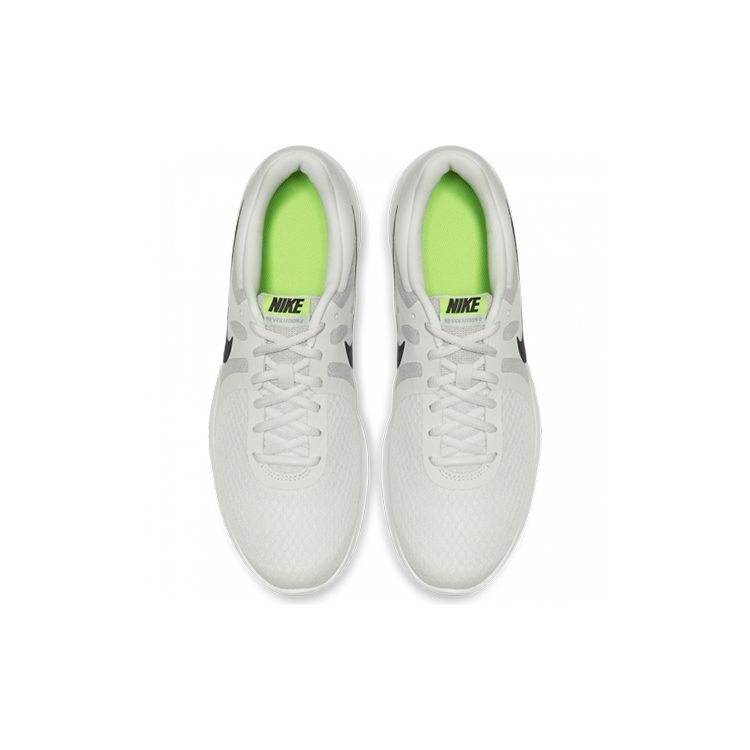 Nike Revolution 4 Comfortable Simple Fabric Cushioning Non-Slip Breathable Lightweight Low-Top Casual Running Shoes Men Sneaker Gray Green 908988-019