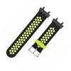 Soft Silicone Watch Wristband Replacement Accessory Pin Buckle Silicone Watch Wristband for Amazfit Active Edge A2212 Black Green