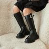 Girls' High-Top Fashion Show Boots - Knee-Length Princess Style