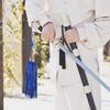 Chinese Martial Arts Kung Fu Taiji Sword Tassel Royalblue Short Sword Tassel
