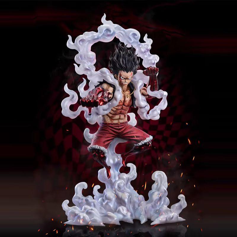 30Cm One Piece Jt Figure Studio Snake Man Luffy Action Figure Anime Pvc Model Toy Collectible Figurine Anime Fans Gift