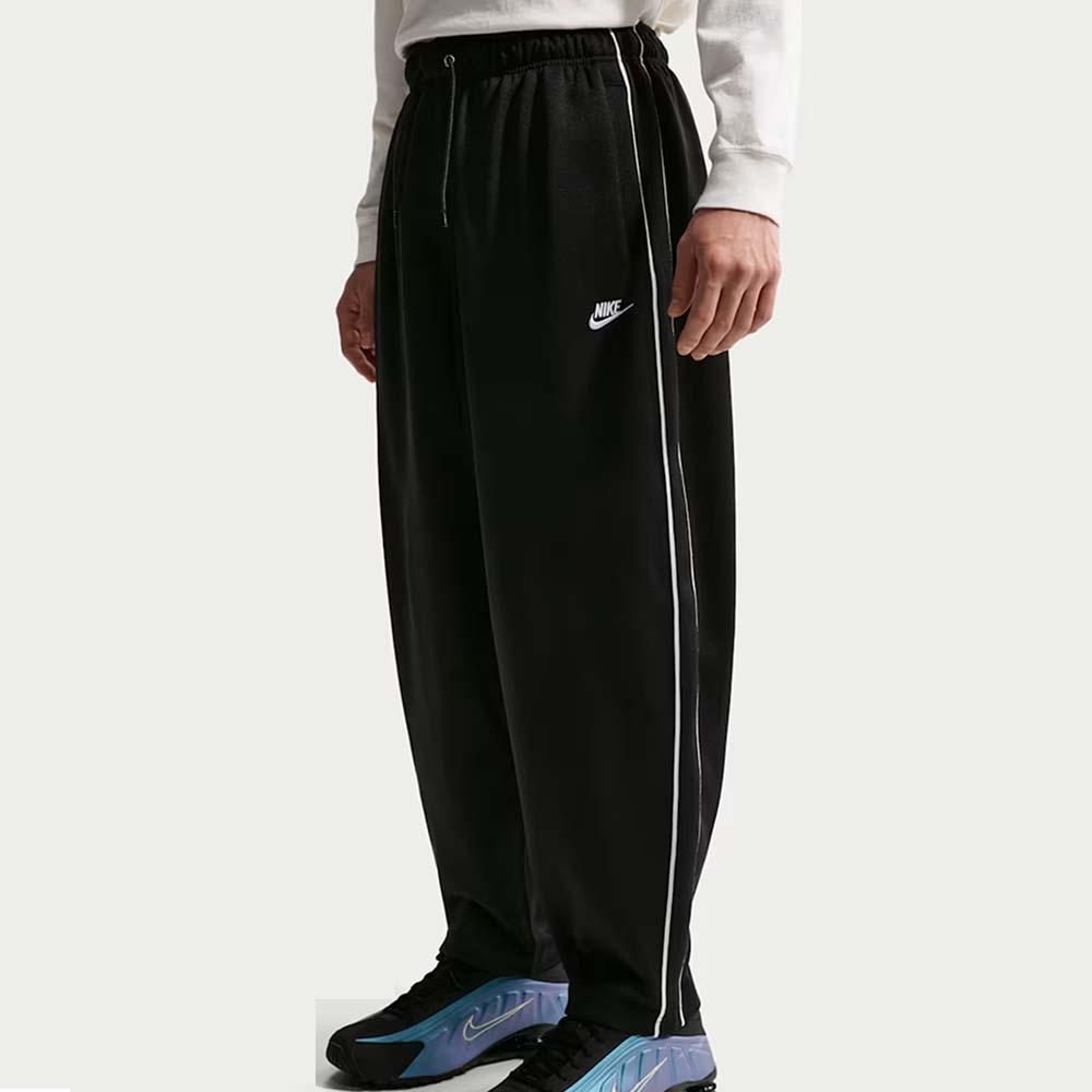 Nike Logo Striped Lace-Up Loose Knit Sports Pants Men pants HV1416-010
