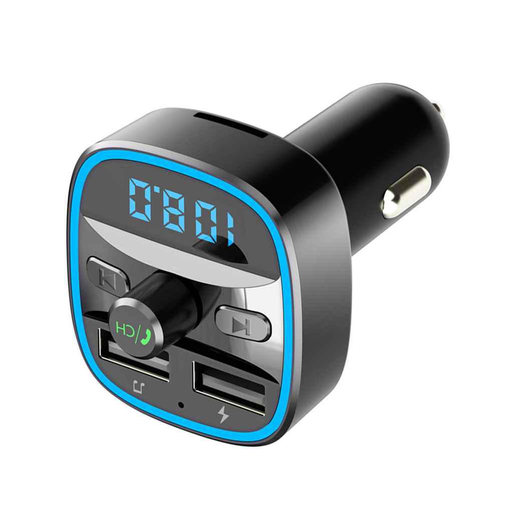 MP3 Player ABS Fast Charging Car Cigarette Charger Voltage Quick Connection Cars USB Chargers Vehicle MP3s Signal FM Transmitter