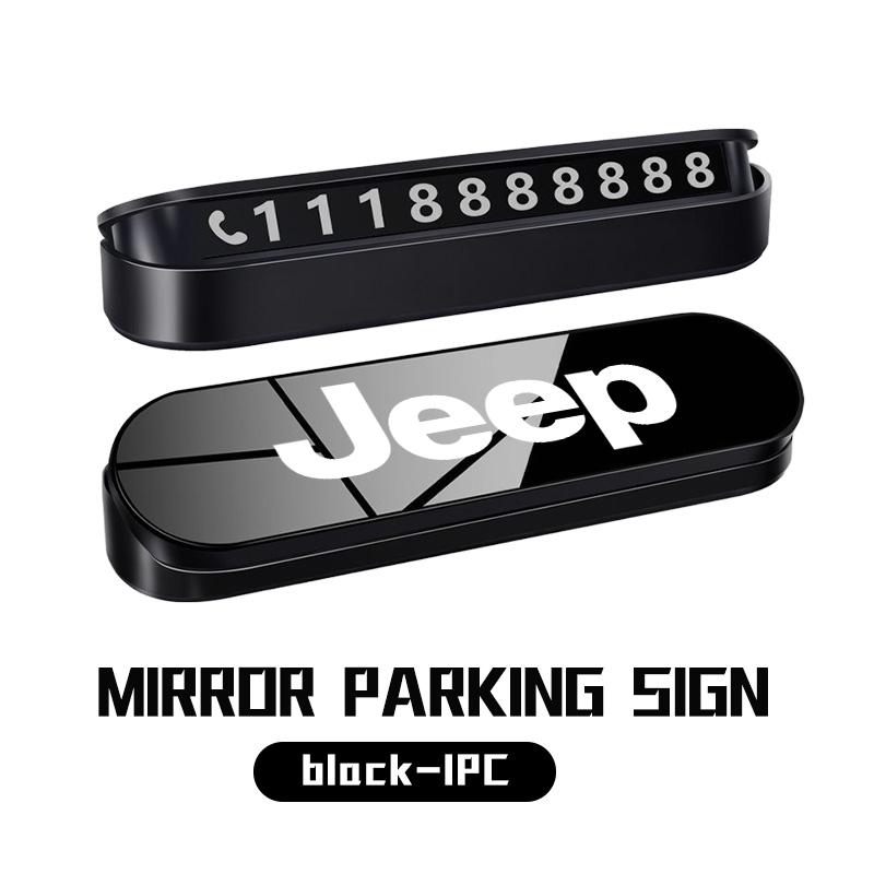 Для Jeep Парковочная карта Телефонная карта Скрытая парковочная табличка Компас Renegade Cherokee Wrangler JK Patriot Liberty