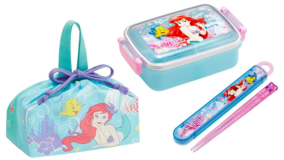 

Skater Ariel 24 Antibacterial Dishwasher Safe Soft Lid Tight Lunch Square 450ml Lunch Chopsticks and Chopstick Case Lunch Drawstring Princess Tight синий