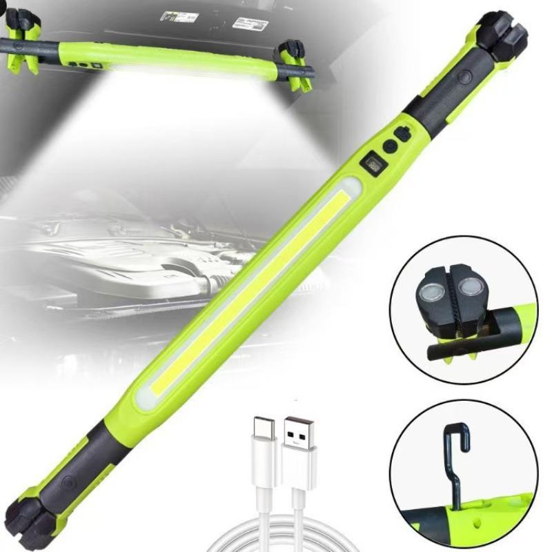 Magnetic LED Mechanic Work Flashlight Rechargeable 1200LM 360 Degree Rotatable for Auto Repair Home Use