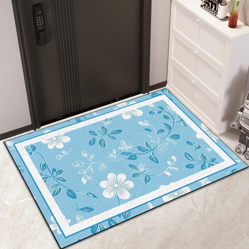 Wire Ring Entry Mat Ins Air Resistant Dirty PVC Can Be Cut Silk Ring Mat Non-slip Easy To Clean Entry Door Carpet