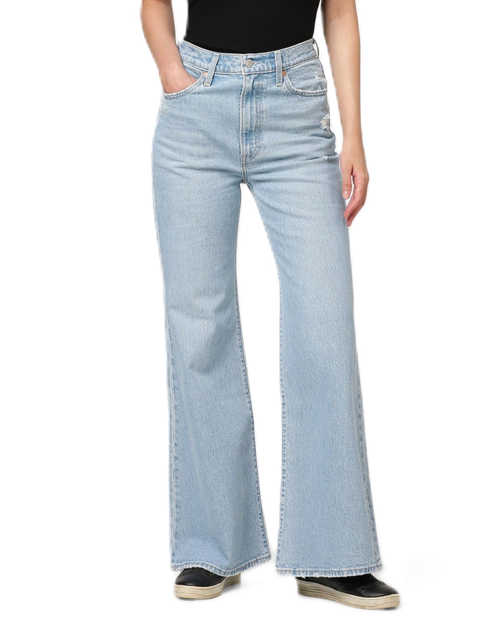 

Levi s RIBCAGE BELLS High Rise Bell Leg Jeans Women s A7503-0010 US W25 L30