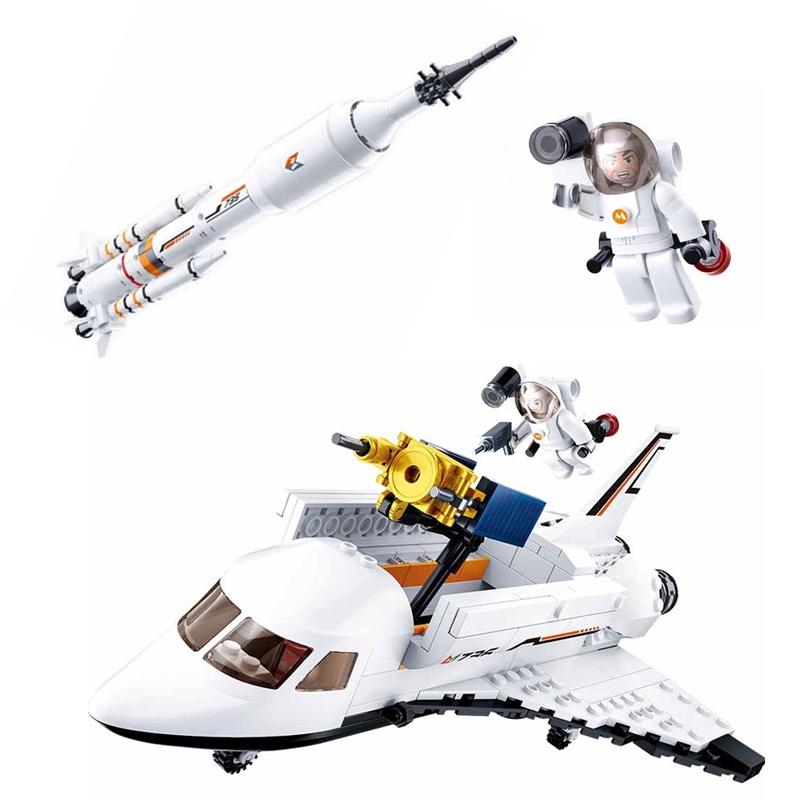 

Креативный космический корабль Шаттл Ракета Космический корабль Станция Модель Строительные блоки Астронавт Аэрокосмические кирпичи Классические детские игрушки