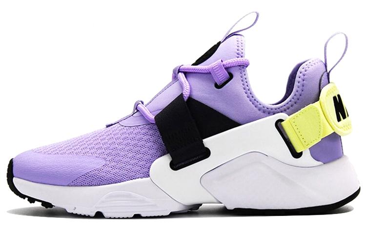 Nike Air Huarache City Low Purple Green Women s AH6804-502 36.5