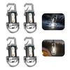 Mini Flashlight 7 Gear Pocket Flashlight Type-C USB Rechargeable Ultralight Camping Flashlight Waterproof for Outdoor Emergency