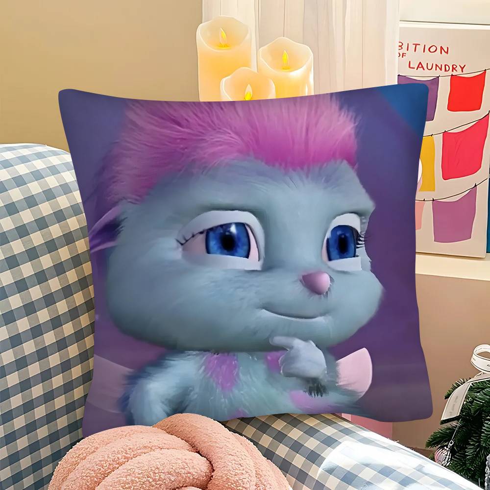 pc BBibble Doll Cute Pillow Case Fashion Square Pillowcase Bedroom Sofa Room Ins Decoration Leisure