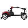 Elderly Electric Four Wheel Scooter S1 Sport Foldable Four Wheel Electric Scooter 300W 12AH Advanced Mobile Bicycle Red