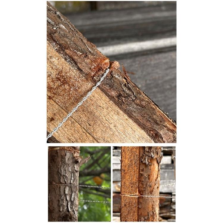 2Pcs Steel Wire Handsaw For Cutting Wood Plastic Metal Ergonomic Grip Lightweight Gardening Construction Use