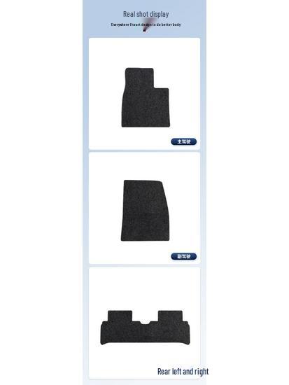 Nylon Car Floor Mats: Wear-Resistant, Black, Fits Nio ET5 Models 2022-2024