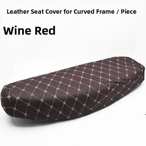Electric Scooter Battery Car Motorcycle Seat Cushion Cover Anti-scratch Waterproof Thickened Seat Cover3dLeather Seat Cushion