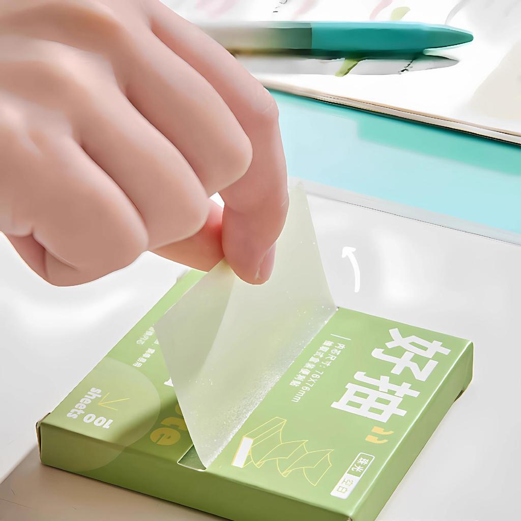 New 0.01 Free Shipping: Transparent One-Hand Note-Taking Error Corrector for Sticky Notes