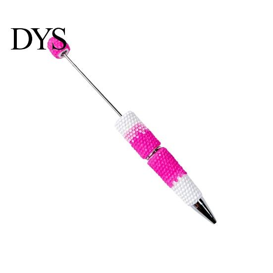 DIY Crafting Pens Beadable Pen, Colorful Fancy Beaded Ballpoint Decorative Gift for Students, Party Favors, Creative Office Supplies Giftable