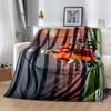 Football Player Action Blanket Warmthful Decor Perfect for Couch Sofa Bedding Four Seasons Universal Playful Design