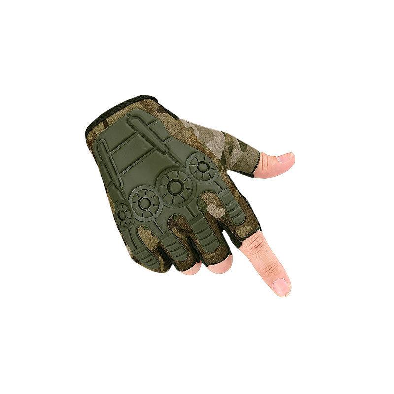 Half Finger Tactical Gloves Men's and Women's Outdoor Sports Fitness Cycling Mountaineering Bicycle Non-slip Gloves