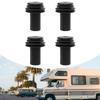 Pack of 4 Gutter Extension Covers Sturdy Silicone for Efficient Rainwater Drainage and Landscape Protective Daily Use