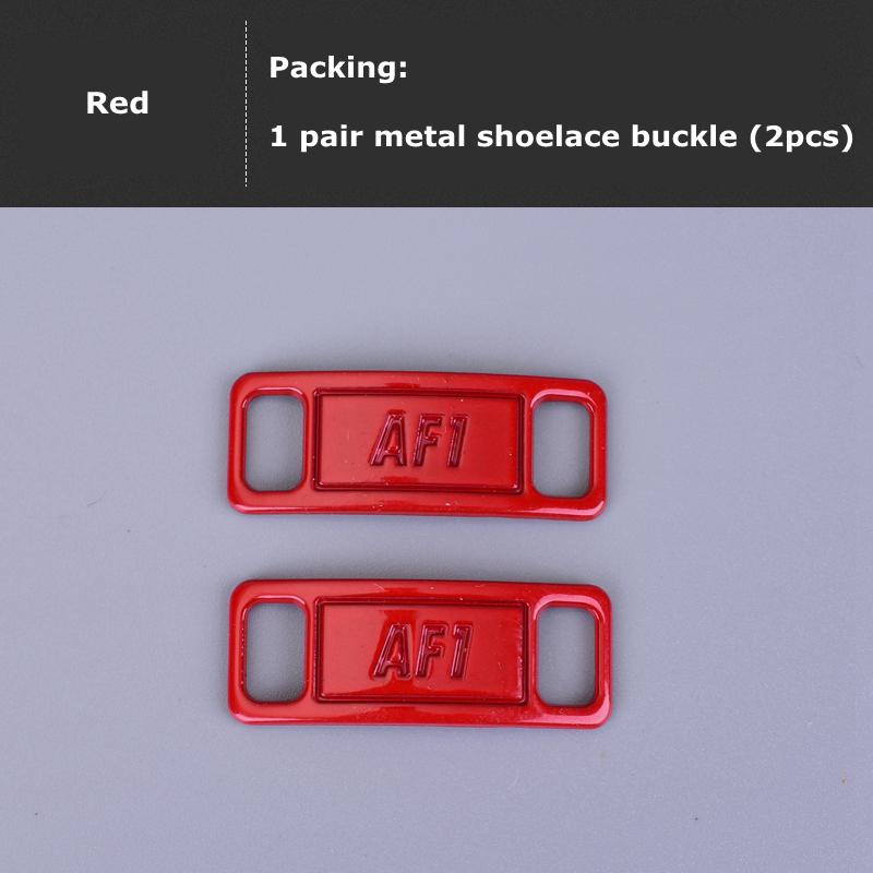 2pcs/pair Metal Shoelace Buckle for AF1 Sneakers DIY Lace Lock Accessories Shoelaces Buckle Kit for Customizable Sneaker Laces