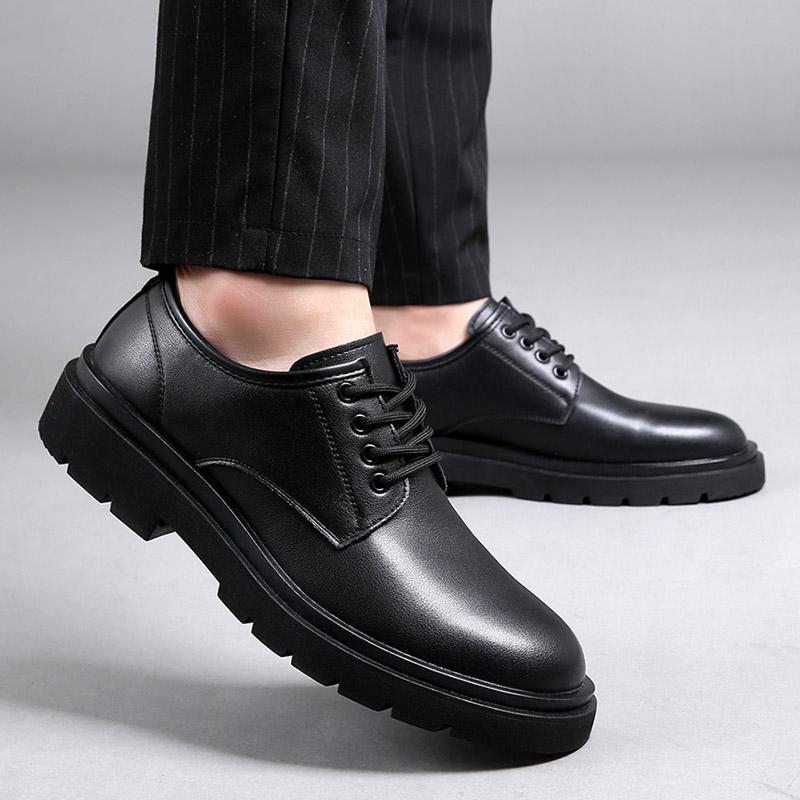 Fashion Shoes for Men Shoes Lace Up Leather Shoe Men Business Shoe Outdoor All-Match Casual Men Dress Shoes Footwear Chaussure Homme