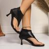 High Heels Women Sandals Clip Toe Shoes 2025 Trend Summer Party New Pumps Shoes Beach Dress Walking Mujer De Zapatillas