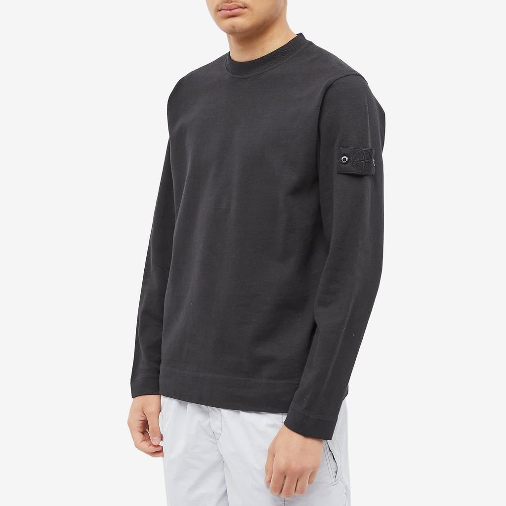 STONE ISLAND Ghost Crewneck Sweatshirt 'Black' Men's 7815611F3-V0029