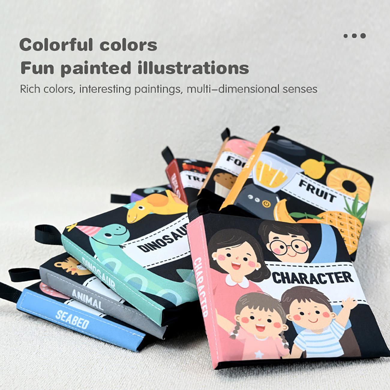 1 шт. Мягкая детская книжка-игрушка на ощупь — фото 6