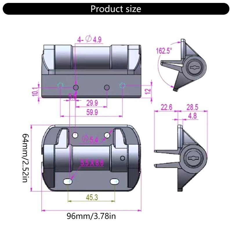 Auto Closing Gate Hinges Weatherproof Auto Closing Gate Hinges with Safety Cap Tension Adjustment System for Gate