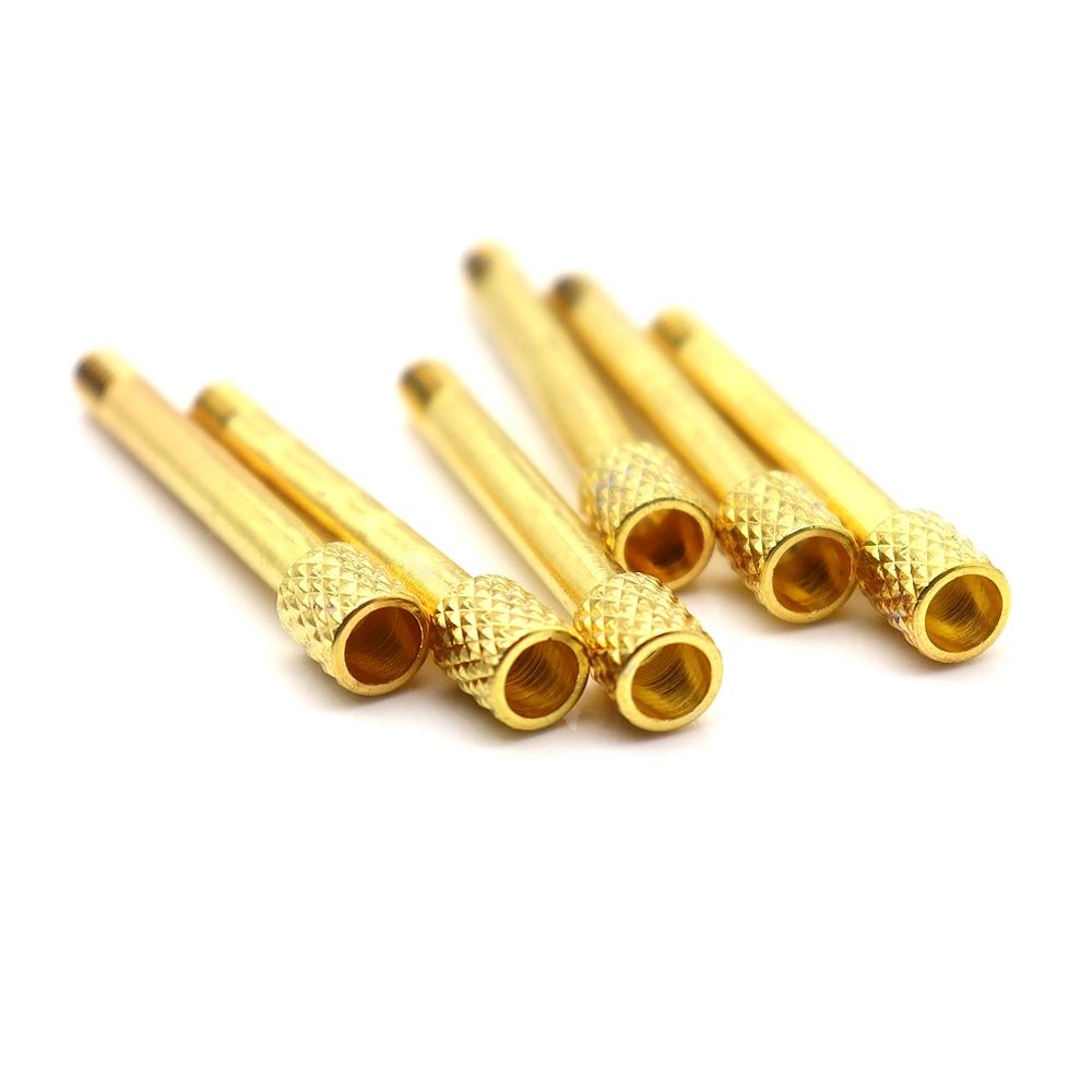 6Pcs Brass Electric Guitar Floyd Rose Tremolo Bridge Saddle Clamp String Screw