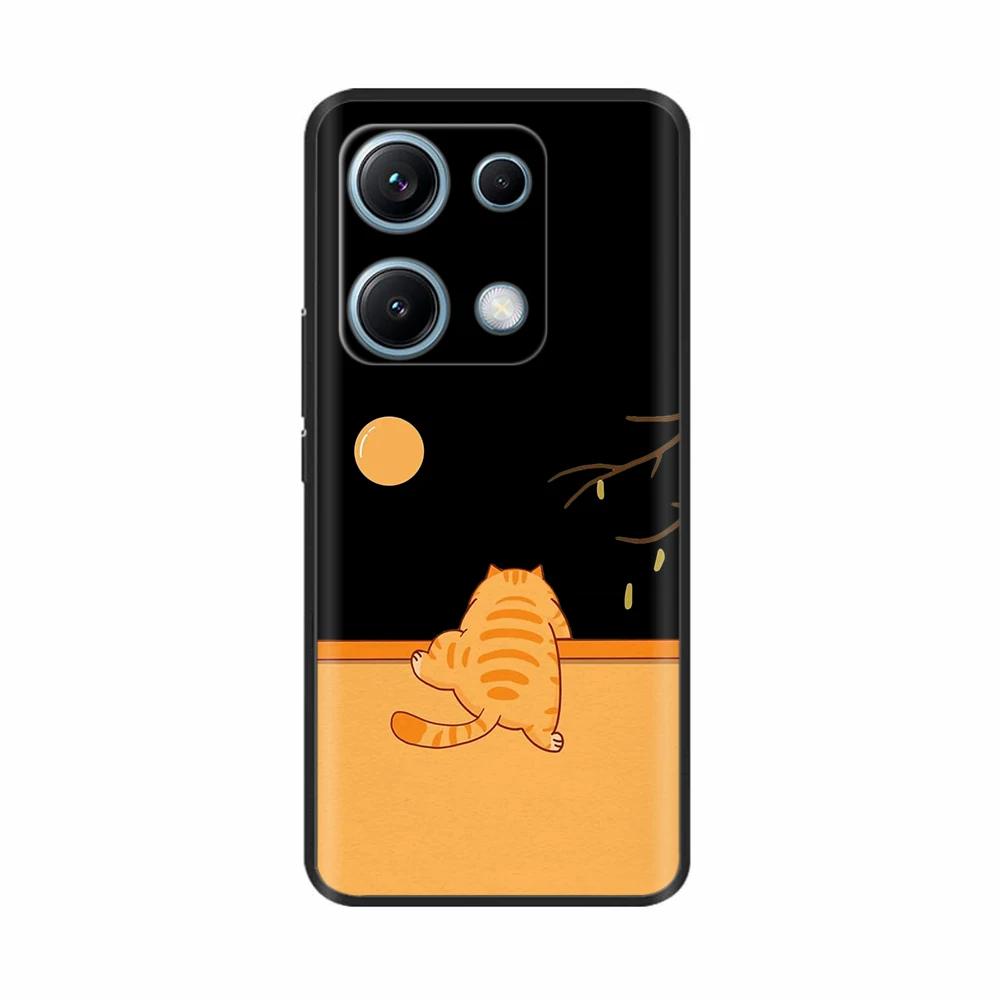 Xiaomi Redmi Note 14s Kılıfı Note14s Çiçekli Telefon Kılıfı Yumuşak İnce TPU Silikon Hafif Kapak Xiaomi Redmi Note 14s İçin