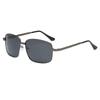 Men's Square Foldable Color-Changing Polarized Sunglasses with UV Protection for Driving and Fishing