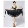 New Latin Dance Hip Scarf – Irregular Fringe Wrap  – Flowy & Breathable – Perfect for Salsa Practice Stage Performance