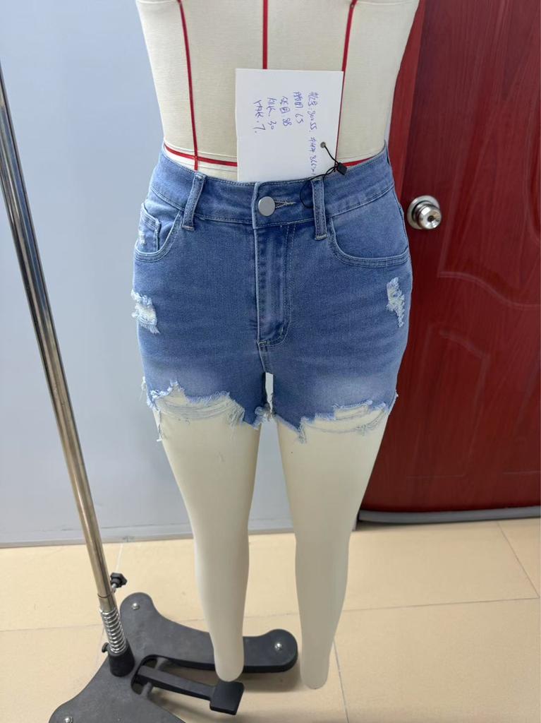 Women's Denim Classic Versatile High Waist Fashionable Shorts