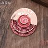New Round Geometric Compass Magnetic Brooch, Retro Compass Ladies Party Versatile Multifunctional Brooch