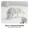 Standing Wolf Animal Model Sturdy for Imaginative Play, Kids
