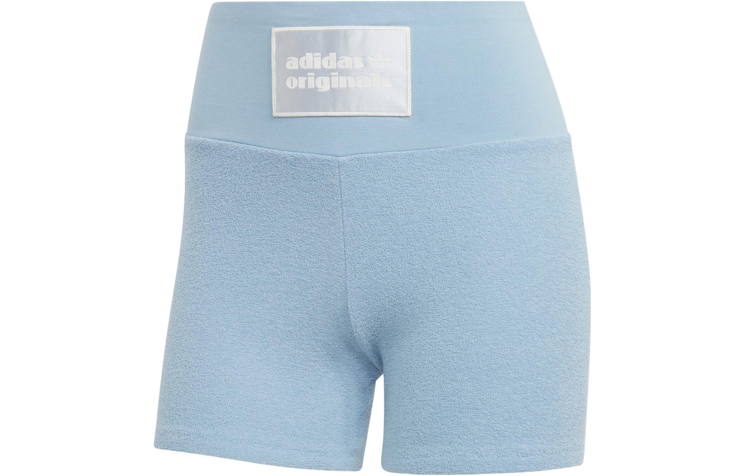 Adidas Originals Sports Shorts Women s Sky Blue Moderate Tight Pants IC8530 XL